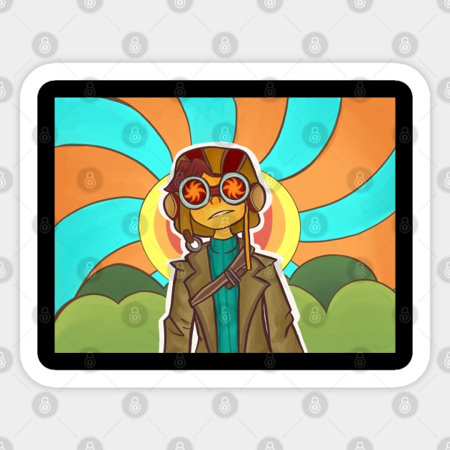 PSYCHONAUTS 2: PSI KING SENSORIUM Sticker by ☆LycheeCore☆